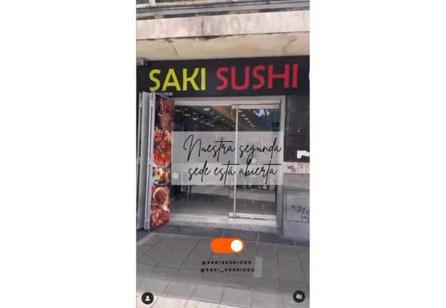 Fachada de Saki Sushi  Av. Universidad